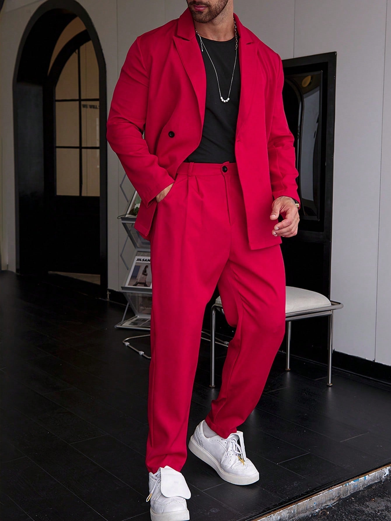 Old Money Casual One-Color Men’s Suit