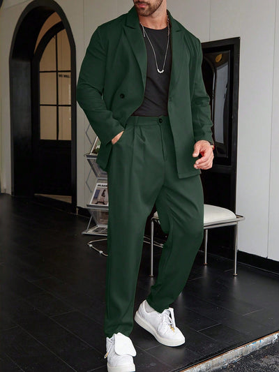 Old Money Casual One-Color Men’s Suit