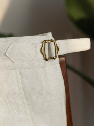 Old Money Old Money High End Linen Shorts