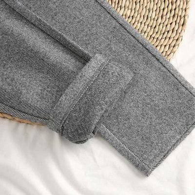 Perquaza™ Woolen Fitted Pantalon