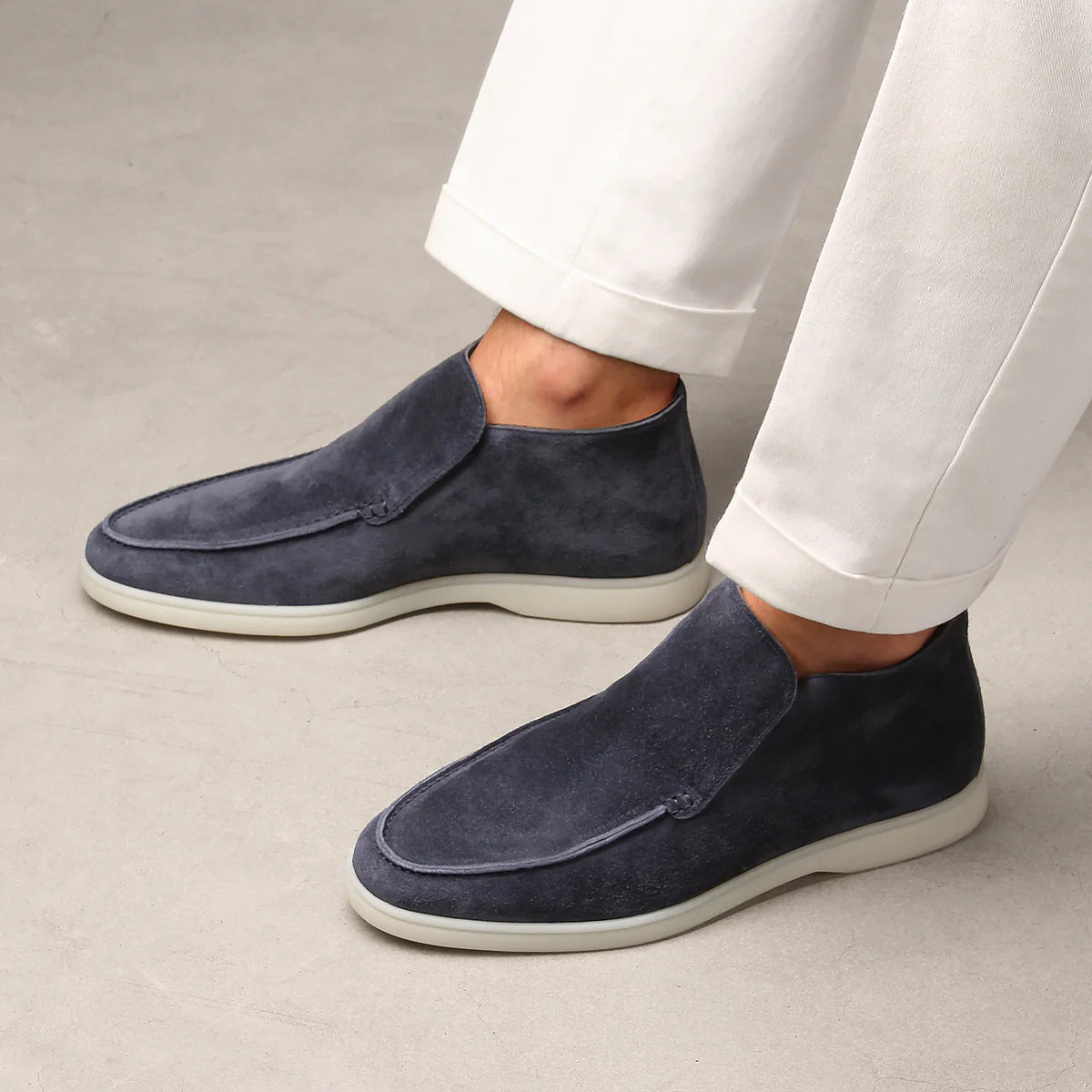 CAPRICE HIGH SUEDE LOAFERS