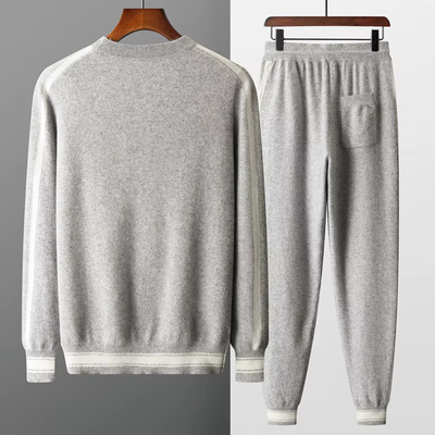 Old Money Two-Piece Men’s Set in Cashmere Wool